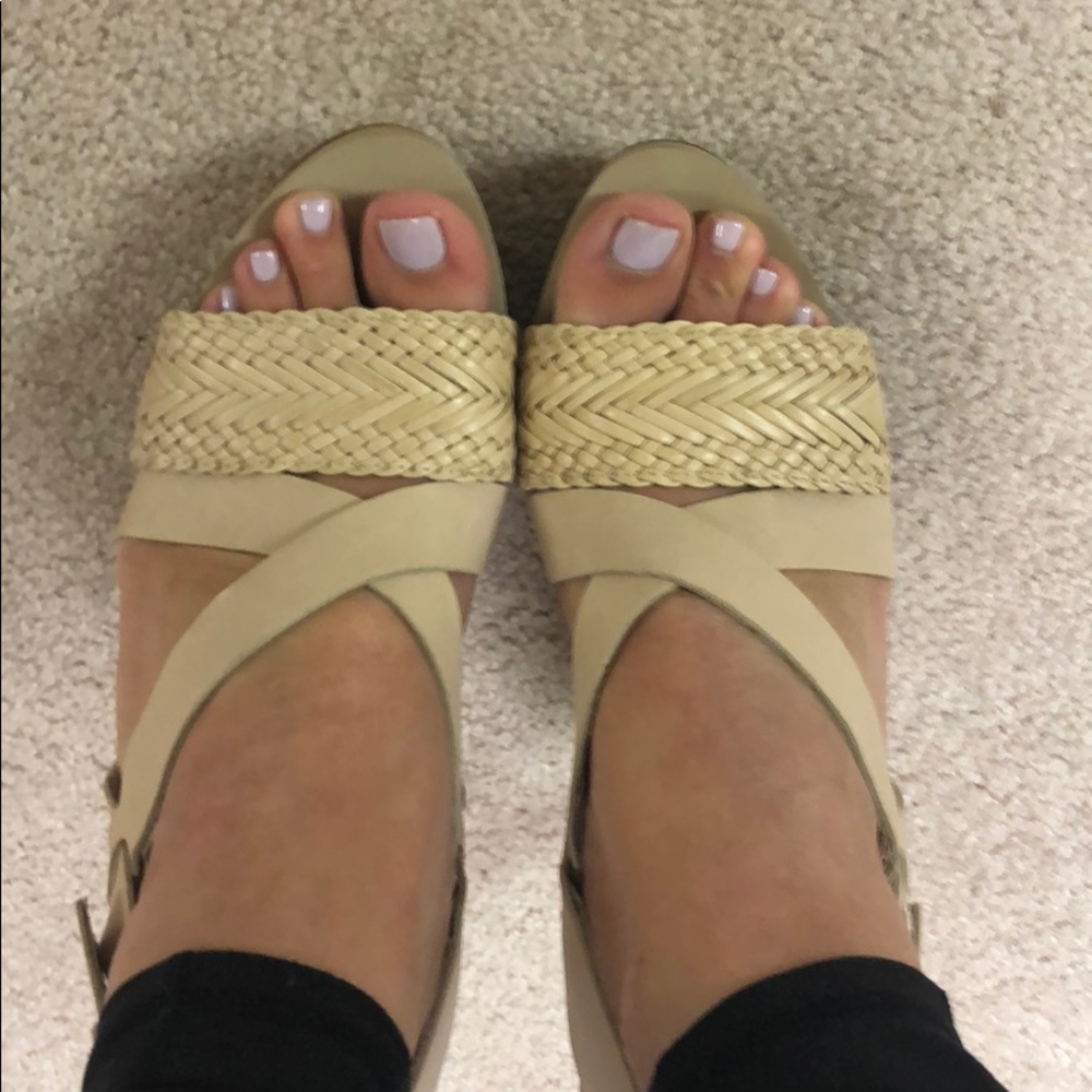 Michael Kors platform sandal.
